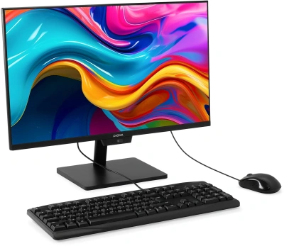 Моноблок Digma Action 23.8" Full HD Ryzen 5 3500U (2.1) 8Gb SSD256Gb Vega 8 Windows 11 Pro GbitEth WiFi BT 60W клавиатура мышь Cam черный 1920x1080