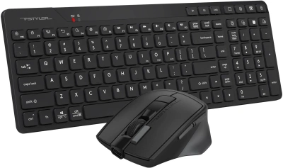 Клавиатура + мышь A4Tech Fstyler FB2800C Air2 клав:черный мышь:черный/серый USB беспроводная Bluetooth/Радио slim