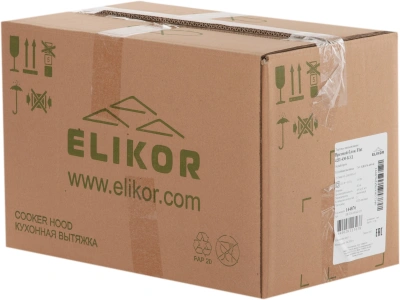 Вытяжка встраиваемая Elikor Flat 42П-430-К3Д хром/белый управление: кнопочное (1 мотор)