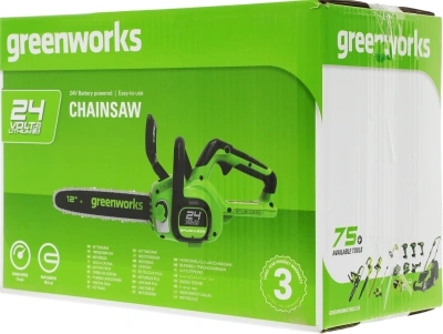 Цепная пила Greenworks GD24CS30K4 аккум. дл.шины:12" (30cm) 1аккум. 4Ач ЗУ (2007007UB)