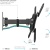 Кронштейн для телевизора Kromax CORBEL-4 черный 15"-42" макс.25кг настенный поворот и наклон