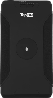 Мобильный аккумулятор TopON TOP-X73 72000mAh QC3.0/PD3.0/Qi 180W 5A USB-A/2xUSB-C беспров.зар. черный (103073)