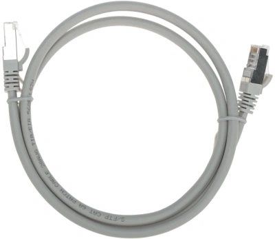 Патч-корд Rexant 02-0390-1 S/FTP RJ-45 вил.-вилка RJ-45 кат.6A 1м серый LSZH