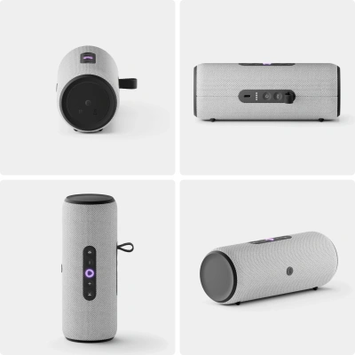 Умная колонка Yandex Станция Стрит Алиса серый 30W 2.0 BT/Wi-Fi 10м 3300mAh (YNDX-00030GRY)