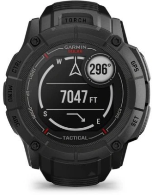 Смарт-часы Garmin Instinct 2X Solar Tactical Edition 50мм 1" MIP корп.черный рем.черный (010-02805-03)