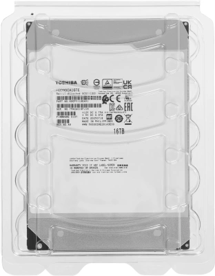 Жесткий диск Toshiba SAS 3.0 16TB MG09SCA16TE Server Enterprise Capacity 512E (7200rpm) 512Mb 3.5"