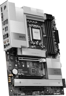 Материнская плата MSI PRO Z890-A WIFI  Soc-1851 Intel Z890 4xDDR5 ATX AC`97 8ch(7.1) 5Gigabit RAID+HDMI