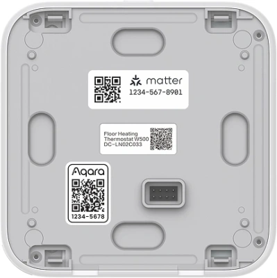 Умный терморегулятор для теплого пола Aqara W500 белый (UT-A01D)