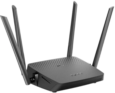 Роутер беспроводной D-Link DIR-X1510/RU/R1A AX1500 10/100/1000BASE-TX черный
