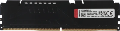 Память DDR5 2x8GB 5600MHz Kingston KF556C40BBK2-16 Fury Beast RTL Gaming PC5-44800 CL40 DIMM UDIMM 288-pin 1.25В single rank с радиатором Ret