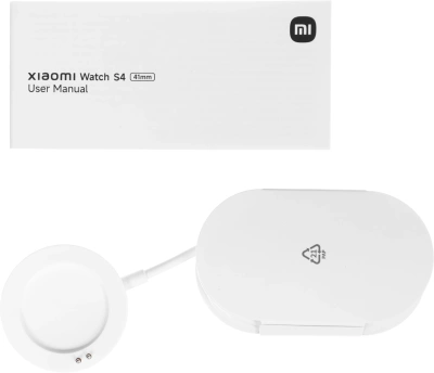 Смарт-часы Xiaomi Watch S4 41мм 1.32" AMOLED корп.серебристый рем.черный разм.брасл.:120-190 мм (BHR07VRGL)