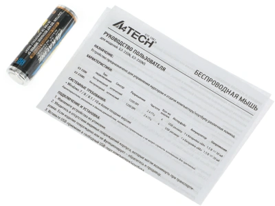 Мышь A4Tech G3-330NS черный оптическая 1200dpi silent беспров. USB 3but