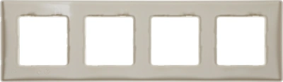 Рамка Legrand Etika 672514 накладная 4x ABS пластик слоновая кость