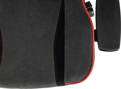 Кресло игровое A4Tech Bloody GC-680 серый/черный искусственная замша с подголов. крестов. металл