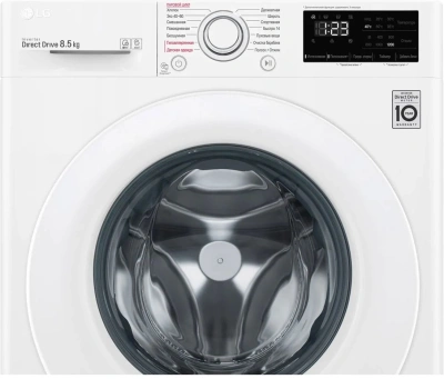 Стиральная машина LG F2V3GS3W класс: A загр.фронтальная макс.:8.5кг белый инвертор