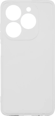 Чехол (клип-кейс) BoraSCO для Tecno Spark 20 Silicone Case прозрачный (72688)