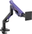 Кронштейн для мониторов Ultramounts UM741BP черный/фиолетовый 24"-57" макс.30кг крепление к столешнице поворот и наклон