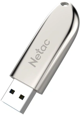 Флеш Диск Netac 128Gb U352 NT03U352N-128G-20PN USB2.0 серебристый