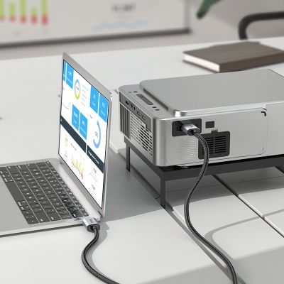 Кабель Hoco US03 ver2.0 HDMI (m) HDMI (m) 2м черный (коробка)