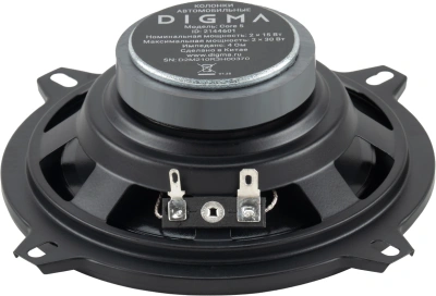 Колонки автомобильные Digma Core 5 60Вт 84дБ 4Ом 13см (5дюйм) (ком.:2кол.) коаксиальные двухполосные