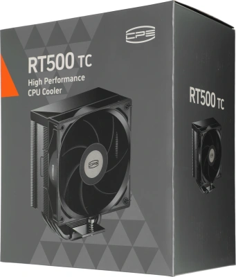 Устройство охлаждения(кулер) PcCooler RT500 TC Soc-AM5/AM4/1200/1700/1851 черный 4-pin 34.9dB Al+Cu 240W Ret (RT500TC-BKNWYX-GL)