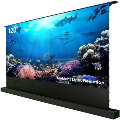 Экран Cactus 120" 148x263см FloorRising CS-PSFRALR-263X148 16:9 напольный рулонный черный (моторизованный привод)