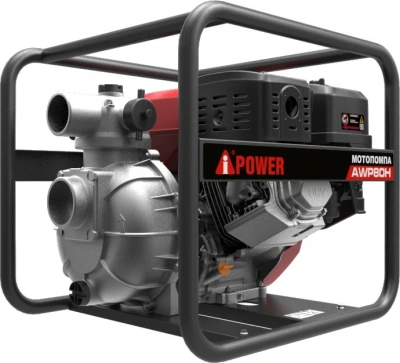 Мотопомпа A-iPower AWP80Н 833л/мин для гряз.воды (30431)
