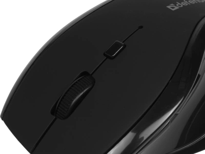 Мышь Defender Accura MM-295 черный оптическая 1600dpi беспров. USB 6but (52295)