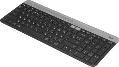 Клавиатура Logitech K580 черный/серебристый USB беспроводная BT/Radio slim Multimedia (920-009208)