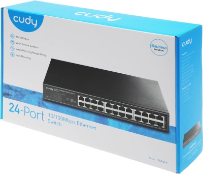Коммутатор Cudy FS1024 (L2) 24x100Мбит/с неуправляемый
