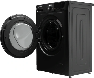 Стиральная машина Hyundai WFD8401 класс: B загр.фронтальная макс.:8кг (с сушкой) темно-серый инвертор