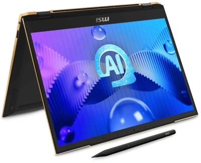 Ноутбук MSI Summit E13 AI Evo A1MTG-001US Core Ultra 7 155H 16Gb SSD1Tb Intel Arc 13.3" IPS Touch FHD+ (1920x1200) Windows 11 Home Multi Language black WiFi BT Cam (9S7-13P411-001)