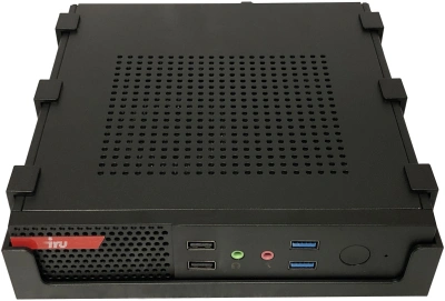 Неттоп IRU Tactio 310H4ATF slim Ryzen 3 PRO 5350GE (3.6) 8Gb SSD480Gb Vega 6 без ОС GbitEth WiFi BT 90W черный (RUS) (2193526)