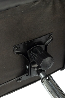 Кресло Бюрократ CH Balance-Low SL PU Line черный экокожа низк.спин. крестов. металл хром