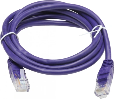 Патч-корд Premier PP12-1.5M/V 1000Гбит/с UTP 4 пары cat.5E CCA molded 1.5м фиолетовый RJ-45 (m)-RJ-45 (m)
