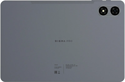 Планшет Digma Pro Zoom II T615 (1.8) 8C RAM8Gb ROM256Gb 10.1" IPS 1920x1200 4G Android 15 темно-серый 13Mpix 5Mpix BT WiFi microSD 1Tb 7000mAh 24hr 298hrs