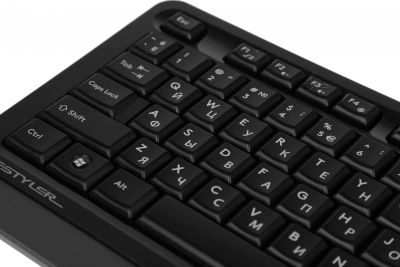 Клавиатура + мышь A4Tech Fstyler FG1035 клав:черный/серый мышь:черный/серый USB беспроводная Multimedia (FG1035 GREY)