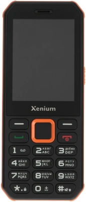Мобильный телефон Xenium X300 черный/оранжевый моноблок 2Sim 2.8" 240x320 Nucleus 0.3Mpix GSM900/1800 MP3 FM microSD max32Gb