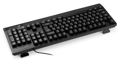Клавиатура Оклик 115M черный USB (подставка для запястий) (1678098) кабель 1.6м