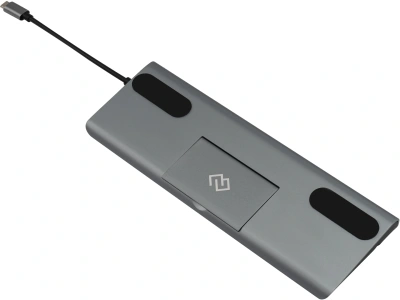 Стыковочная станция Digma DS-991 USB Type-C серый 1xHDMI 1xDP 1xminiDP 1xRJ-45 1xUSB Type-C 3xUSB 3.0