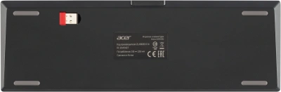 Клавиатура Acer Nitro OKR400 механическая черный USB беспроводная BT/Radio Multimedia for gamer LED (ZL.KBDEE.01A) кабель 1.5м