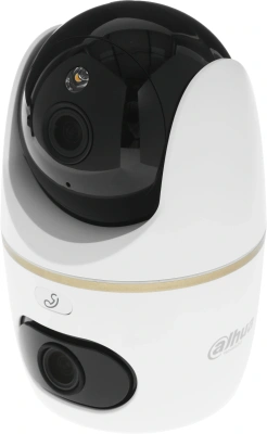 Камера видеонаблюдения IP Dahua DH-IPC-H5DP-5F-0360B Wi-Fi 3.6-3.6мм цв. корп.:белый/черный (DH-H5D-5F)
