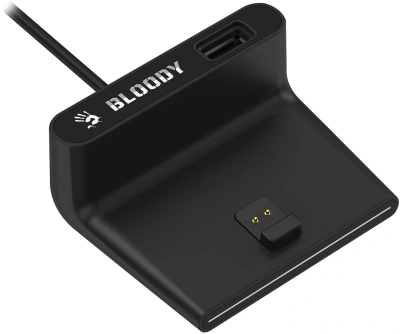 Мышь A4Tech Bloody R77 Ultra Dock черный оптическая 20000dpi беспров. USB 5but