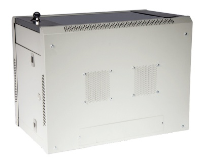 Шкаф коммутационный Lanmaster (TWT-CBWPG-6U-6X4-GY) настенный 6U 600x400мм пер.дв.стекл 60кг серый