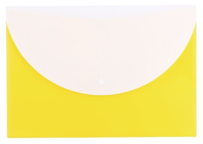 Конверт на кнопке Deli E38978 A5 гориз. расшир. полипропилен 0.18мм ассорти