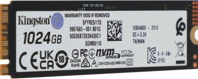 Накопитель SSD Kingston PCIe 5.0 x4 1TB SFYR2S/1T0 Fury Renegade M.2 2280