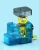Точилка для карандашей механическая Deli 71162Blue 1 отверстие пластик синий Точилка для карандашей механическая Deli 71162Blue 1 отверстие пластик синий