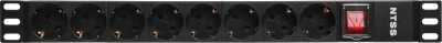 Блок распределения питания NTSS NTSS-PDU-DA1015 гор.размещ. 8xSchuko базовые 10A C14