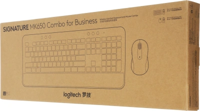 Клавиатура + мышь Logitech MK650 клав:графитовый мышь:черный/серый USB беспроводная Bluetooth/Радио (920-011013)