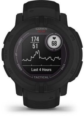 Смарт-часы Garmin Instinct 2 Solar 45мм 0.9" AMOLED корп.черный рем.черный (010-02627-03)